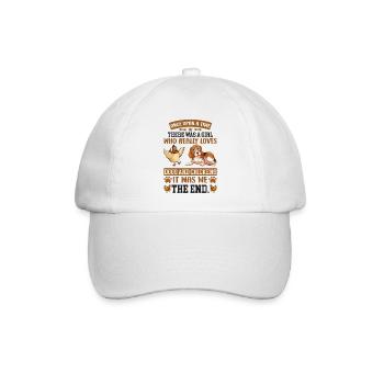 Hund Hühner Farmer Hühner Liebhaber Hunde Liebhabe - Baseballkappe - Weiß/Weiß - Vorne