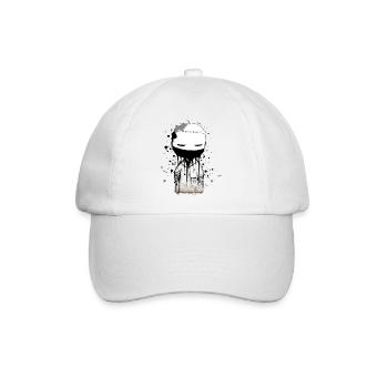 Pecco Straßenkunst - Baseballkappe - Weiß/Weiß - Vorne