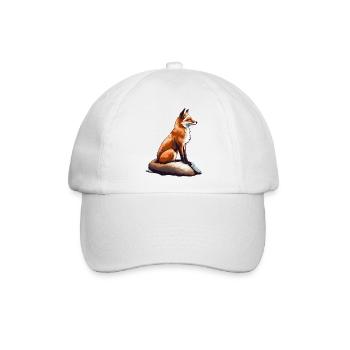 Schlau - Baseballkappe - Weiß/Weiß - Vorne
