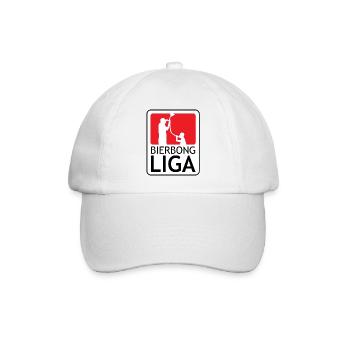 Bierbong Liga - Baseballkappe - Weiß/Weiß - Vorne
