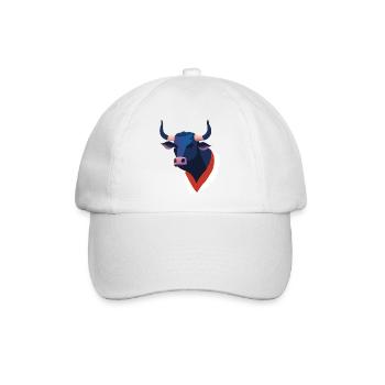 Stier Feria - Baseballkappe - Weiß/Weiß - Vorne