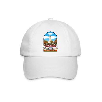 Deggendorf Bayern Vintage Deutschland - Baseballkappe - Weiß/Weiß - Vorne
