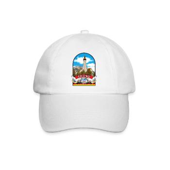 Erding Bayern Vintage Deutschland - Baseballkappe - Weiß/Weiß - Vorne