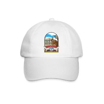 Schwabach Bayern Vintage Deutschland - Baseballkappe - Weiß/Weiß - Vorne