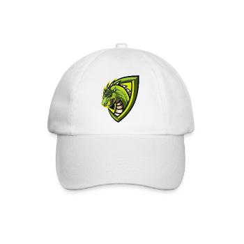 Drachen Logo - Baseballkappe - Weiß/Weiß - Vorne