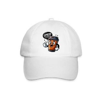 Espresso yourself - Baseballkappe - Weiß/Weiß - Vorne