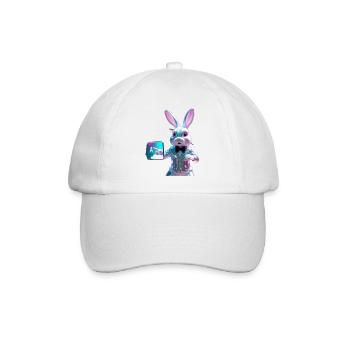 Cam Rabbit - Baseballkappe - Weiß/Weiß - Vorne