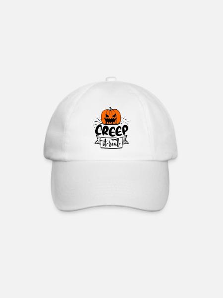 Creep it Real - Baseballkappe - Weiß/Weiß