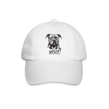 Woof - Baseballkappe - Weiß/Weiß - Vorne