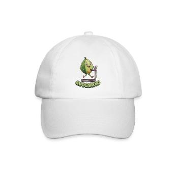 Avocado Cardio Laufband - Baseballkappe - Weiß/Weiß - Vorne