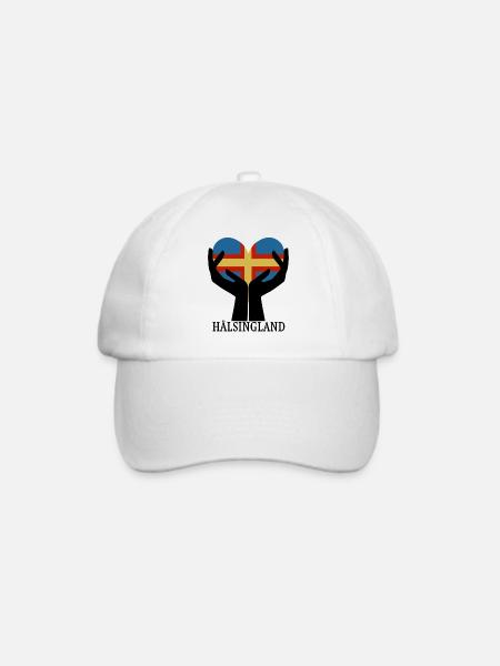 Herz HÄLSINGLAND - Baseballkappe - Weiß/Weiß