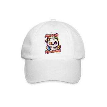 MyBodyMyChoice - Baseballkappe - Weiß/Weiß - Vorne