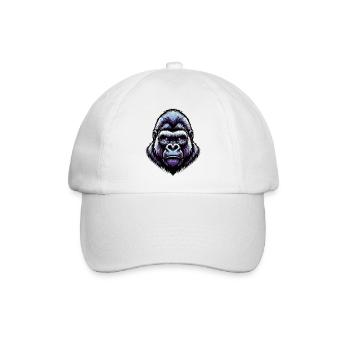 Gorilla - Baseballkappe - Weiß/Weiß - Vorne