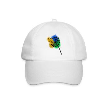 pusteblume - Baseballkappe - Weiß/Weiß - Vorne