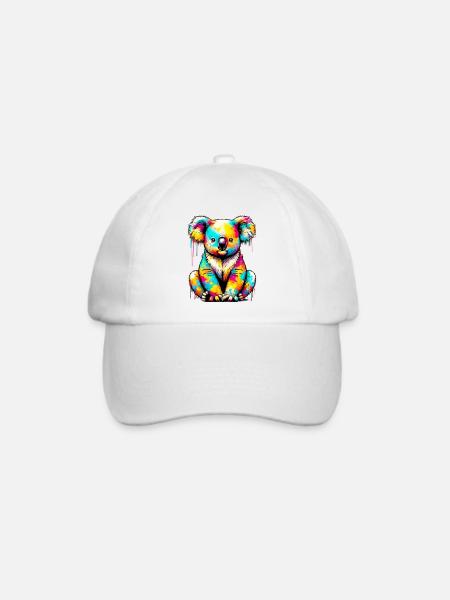 Koala - Baseballkappe - Weiß/Weiß