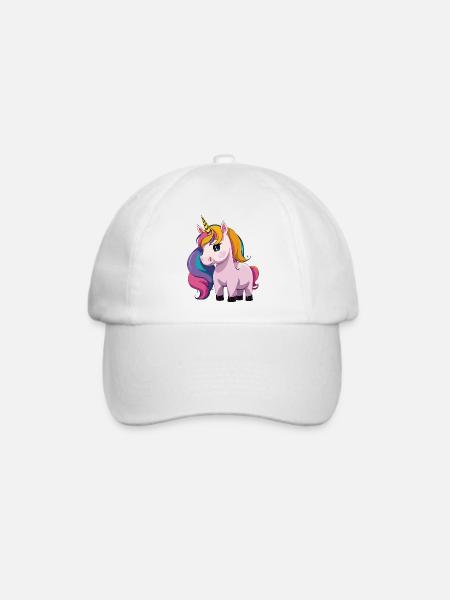 einhorn - Baseballkappe - Weiß/Weiß
