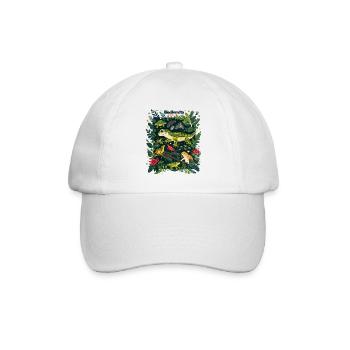 Biodiversität Erhaltung Tropische Fauna - Baseballkappe - Weiß/Weiß - Vorne