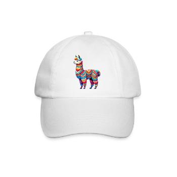 Alpaka - Baseballkappe - Weiß/Weiß - Vorne