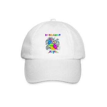 be different - Baseballkappe - Weiß/Weiß - Vorne