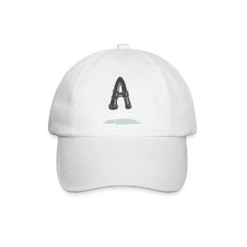 rohr a - Baseballkappe - Weiß/Weiß - Vorne