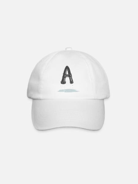 rohr a - Baseballkappe - Weiß/Weiß