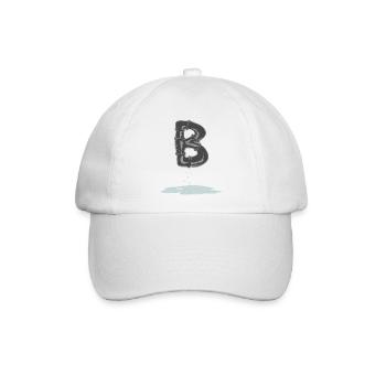 rohr b - Baseballkappe - Weiß/Weiß - Vorne