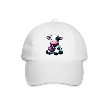 Kuh - Baseballkappe - Weiß/Weiß - Vorne