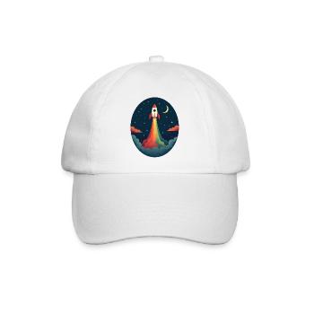 Launched Out - Niemals zurückblicken - Baseballkappe - Weiß/Weiß - Vorne