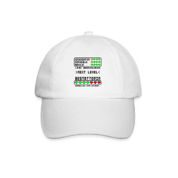 Bestatterin Ausbildung Beginn für Mädchen Baby - Baseballkappe - Weiß/Weiß - Vorne
