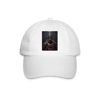 Taucher Dystopisch - Baseballkappe - Weiß/Weiß - Vorne