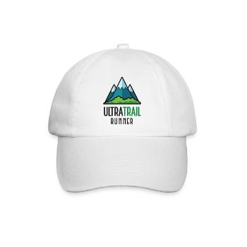 Ultra-Trailrunner - Baseballkappe - Weiß/Weiß - Vorne