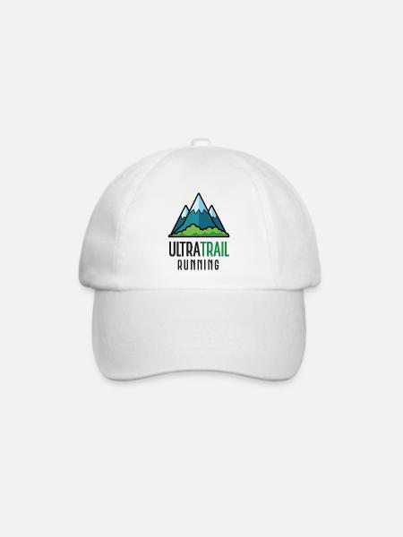 Ultra-Trailrunning - Baseballkappe - Weiß/Weiß