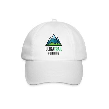 Ultra-Trailrunning - Baseballkappe - Weiß/Weiß - Vorne