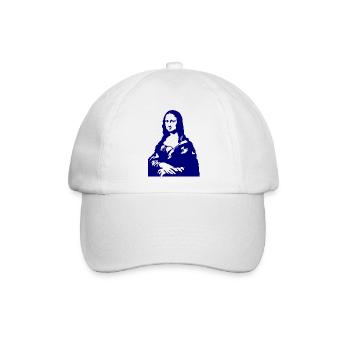 Mona Lisa - Baseballkappe - Weiß/Weiß - Vorne