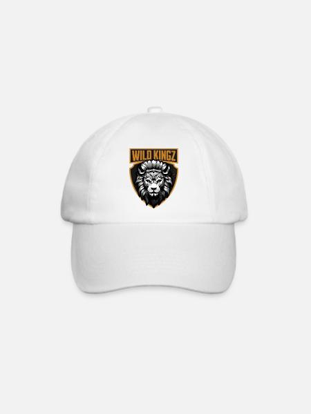 Löwe - Baseballkappe - Weiß/Weiß