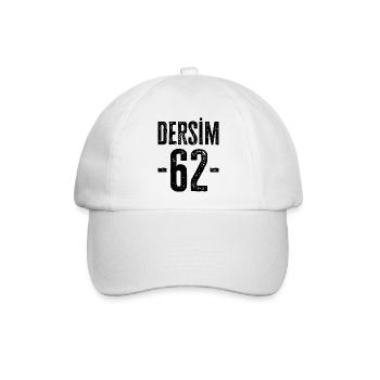 Dersim 62 – Vielfalt und Tradition aus Türkiye - Baseballkappe - Weiß/Weiß - Vorne
