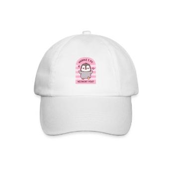 Süßer Pinguin Watscheln Ich mache ohne dich Valentinstag Wortspiel - Baseballkappe - Weiß/Weiß - Vorne