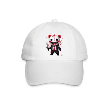 Verstecken mit Teddy - Baseballkappe - Weiß/Weiß - Vorne