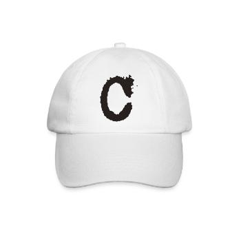 C - Baseballkappe - Weiß/Weiß - Vorne