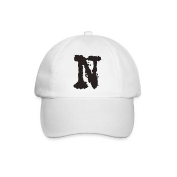N - Baseballkappe - Weiß/Weiß - Vorne