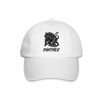 panther - Baseballkappe - Weiß/Weiß - Vorne