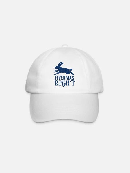 FIVER HATTE RECHT - Baseballkappe - Weiß/Weiß