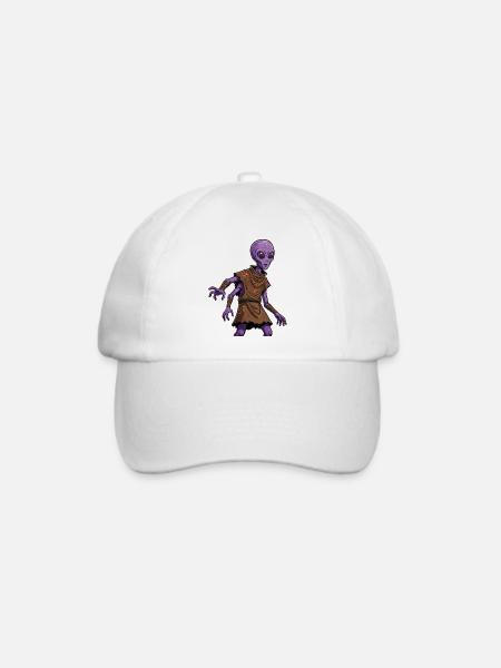 Alien 1 - Baseballkappe - Weiß/Weiß