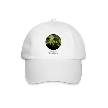 Bereitstehen. Sei ein Prepper. - Baseballkappe - Weiß/Weiß - Vorne