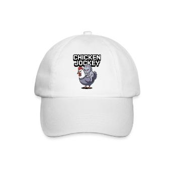 Hühner-Jockey - Baseballkappe - Weiß/Weiß - Vorne