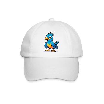 Blue Bird - Baseballkappe - Weiß/Weiß - Vorne