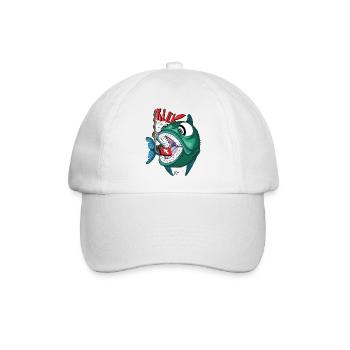 Klick Bait - Baseballkappe - Weiß/Weiß - Vorne