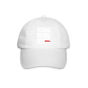 Freshman High School Student Bold Pride - Baseballkappe - Weiß/Weiß - Vorne