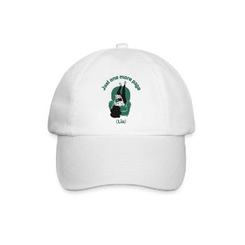 Nur noch eine (Lüge) - Baseballkappe - Weiß/Weiß - Vorne