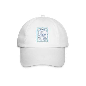 Blaue Lagune Tahiti Surf Art Bora Bora - Baseballkappe - Weiß/Weiß - Vorne